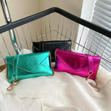 Women Crossbody Shoulder Strap Handbag with Chains