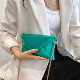 Women Crossbody Shoulder Strap Handbag with Chains