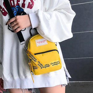 Mini Shoulder Bags Nylon Casual Soft Phone Mini Purse Crossbody Messenger Bags