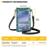 Women's Touch Screen Cell Phone Purse PU Leather Handbag