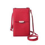 Women's One Shoulder Messenger Bag Large Capacity Phone Business Card Case