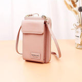 Small Leather Crossbody Shoulder Bag Women Mobile Phone Purse