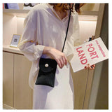 Small Cotton Linen One-Shoulder Messenger Bag for Women
