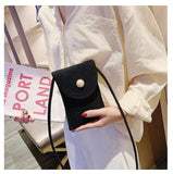 Women's Mini Cotton Shoulder Messenger Phone Bag