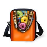 Chocolate Printing Crossbody Bag For Women Girls Shoulder Bag