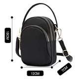 Nylon Mini Crossbody Bag for Women Girls Teens