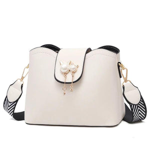 Wild Pearl Bucket Bag Shoulder Messenger Bag Female