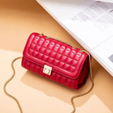 Women's PU Shoulder Slant Bag Famous Brand Handbag Messenger Bag