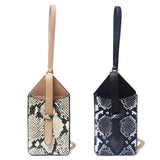 Snake Pattern Crossbody Bag Chain Phone Bag Handbag Clutch