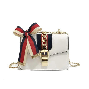 Classic PU Leather Shoulder Bag for Women Small Square Bag Multi-Pocket