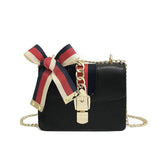 Classic PU Leather Shoulder Bag for Women Small Square Bag Multi-Pocket
