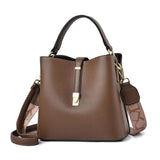 One-shoulder Messenger Bag Female Autumn Bucket Pu Large-capacity Handbag