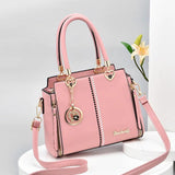 Autumn Pu Women's Bag One Shoulder Messenger Bag Large Capacity High Handbag