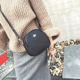 Crown Flap Retro Handbag PU Messenger Shoulder Bag