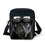 Cute Puppy Pug Dog Mini Crossbody Bag for Kids Women
