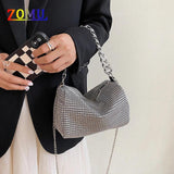 ZOMU Rhinestone Shoulder Bag