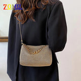 ZOMU Rhinestone Shoulder Bag