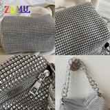 ZOMU Rhinestone Shoulder Bag