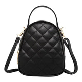 Diamond Lattice Shoulder Bag for Women, Small Tote Handbag