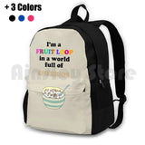 Outdoor Hiking Backpack Fruit Loop Cheerios Cereal