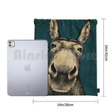 Donkey Hello Sweet Cheeks Backpack Drawstring Bag Riding Climbing Gym Bag