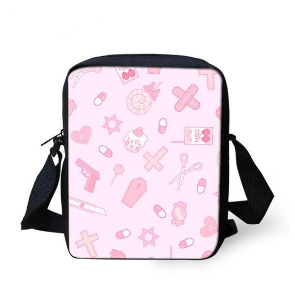Kids Shoulder Messenger Bag Animal Crossbody Schoolbag for Girls