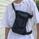 Drop Legs Hip Waist Tactical Riding Messenger Bag Chest Pack