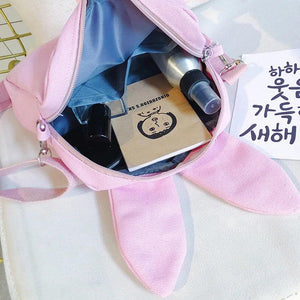 Japanese Rabbit Ear Small Change Canvas Shoulder Bag