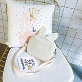 Japanese Rabbit Ear Small Change Canvas Shoulder Bag