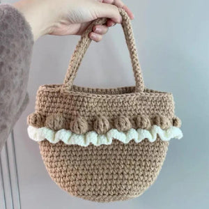 Handwoven Piggy Backpack Key Zero Wallet Snack Bag