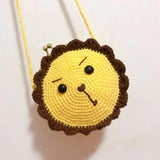 Handwoven Piggy Backpack Key Zero Wallet Snack Bag