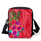 Red Northern Mariana Islands Shoulder School Messenger Bag