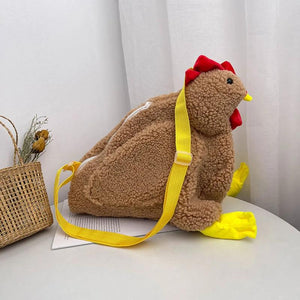 Women Chicken Mini Chain Bag Shoulder Crossbody Tote Handbag