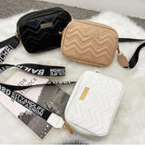 Girl's Small Square Cosmetic Bag PU Leather