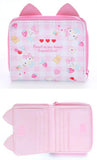 Hello Kitty Anime Cartoon Strawberry Print Girl Wallet