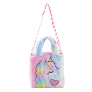 Unicorn Girl Messenger Bag Kids Crossbody Handbag