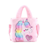 Unicorn Girl Messenger Bag Kids Crossbody Handbag