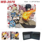 Fairy Tail Anime Wallet - Leather Short Wallet with Coin Pocket
