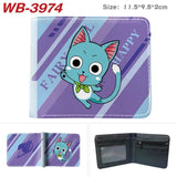 Fairy Tail Anime Wallet - Leather Short Wallet with Coin Pocket