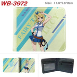 Fairy Tail Anime Wallet - Leather Short Wallet with Coin Pocket