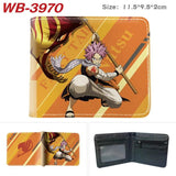 Fairy Tail Anime Wallet - Leather Short Wallet with Coin Pocket
