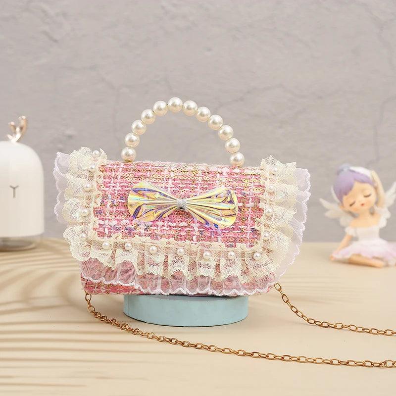 Kids Flower Bag Cute Shoulder Packet Baby Coin Purse