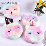 Kids Girls Cartoon Animals Messenger Bag Shoulder Bag Coin Purse Princess Handba