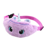 Cartoon Unicorn Fanny Pack Girls Waist Bag Kids Coin Purse