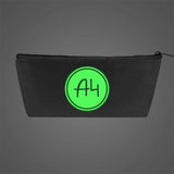 Fluorescent Luminous Canvas Pencil Case Boys Girls Kids Gift