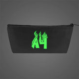 Fluorescent Luminous Canvas Pencil Case Boys Girls Kids Gift