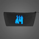 Fluorescent Luminous Canvas Pencil Case Boys Girls Kids Gift
