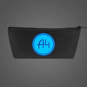 Fluorescent Luminous Canvas Pencil Case Boys Girls Kids Gift