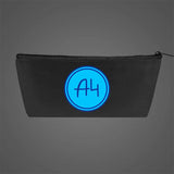 Fluorescent Luminous Canvas Pencil Case Boys Girls Kids Gift