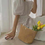 Straw Bag Girl Net Red Beach Summer Holiday Woven Bag